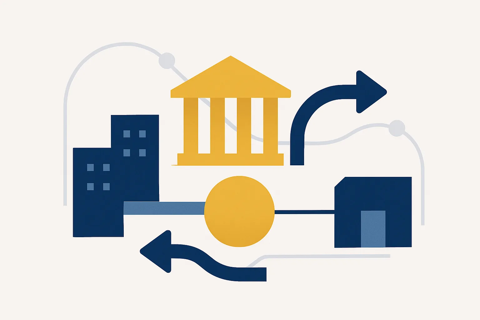 Ilustración editorial para: ¿Qué papel juega el Banco Central en el precio del dólar en RD?